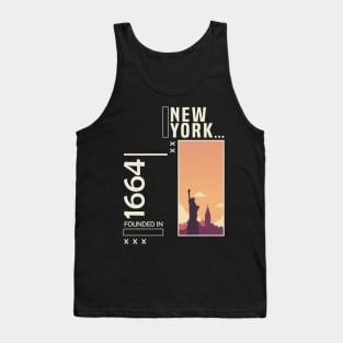 New York Founded in 1664 Tank Top